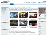 W&Co supplier of Light Boxes, Illuminated Signs